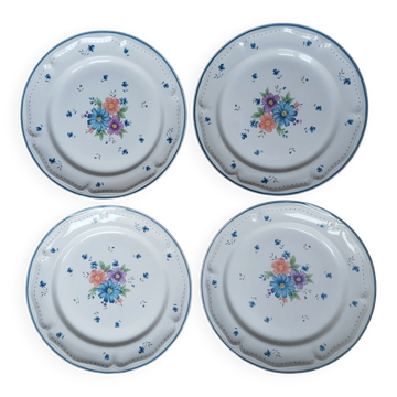 4 plates collection Provençal bouquet