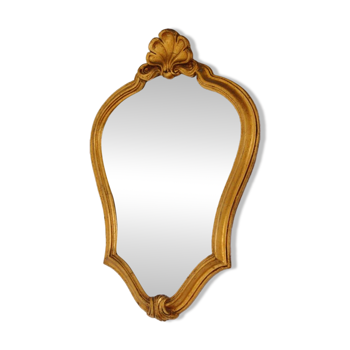 Vintage golden mirror