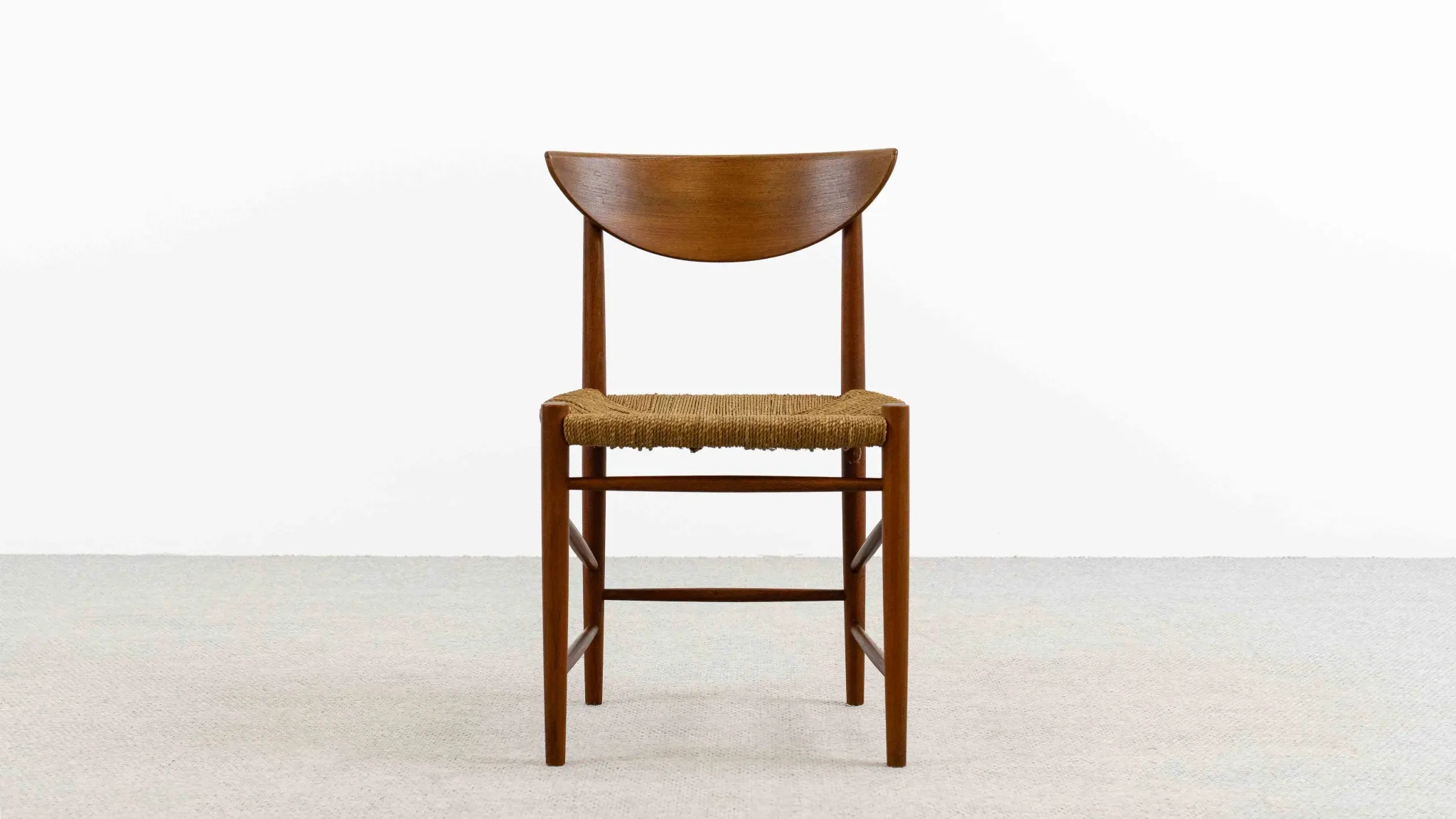 Chair Model “316” by Peter  Hvidt & Orla Molgaard-Nielsen in Teak