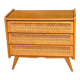 Rattan chest of drawers feet compass