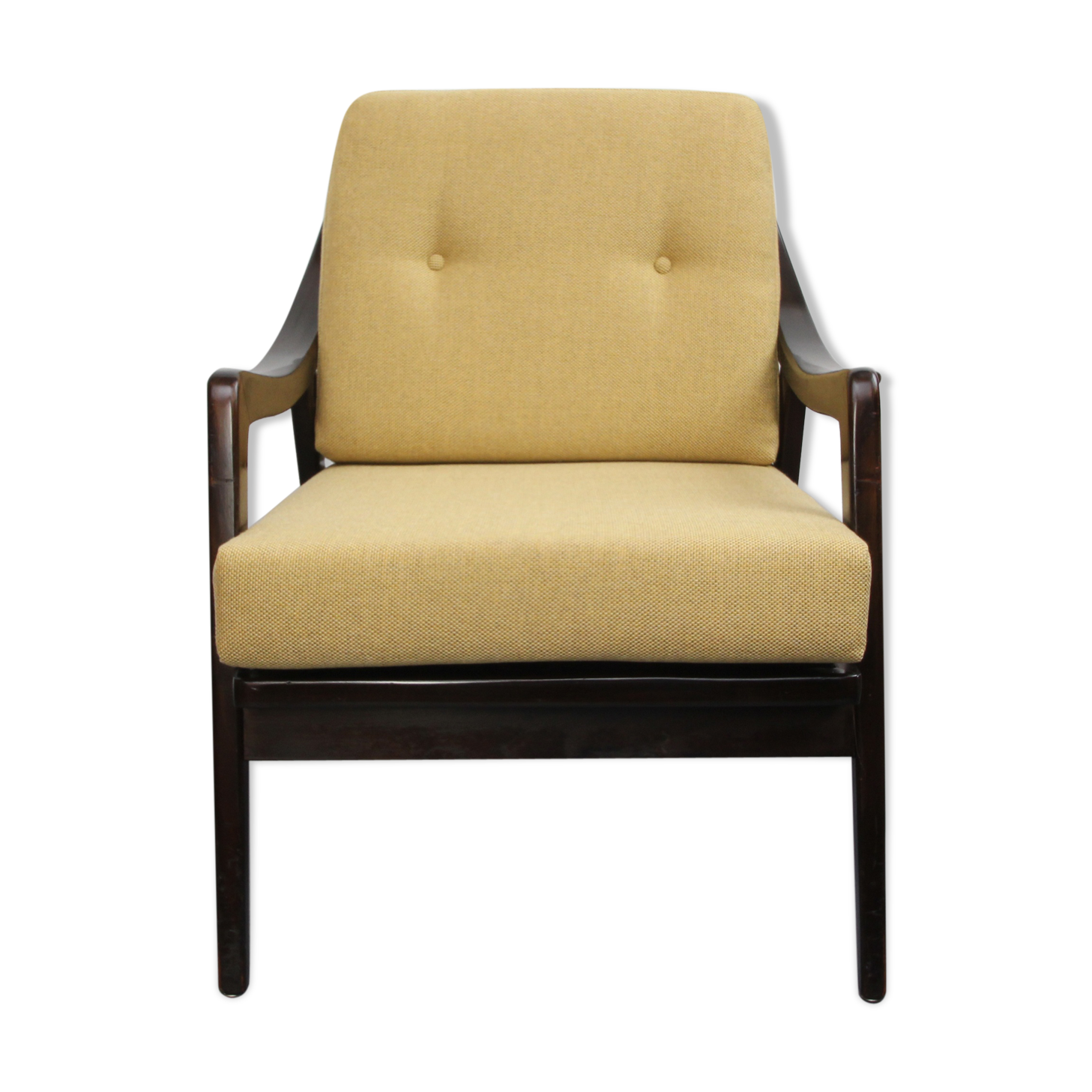 1960s armchair in yellow