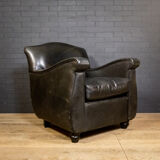 Original black leather Joris clubchair