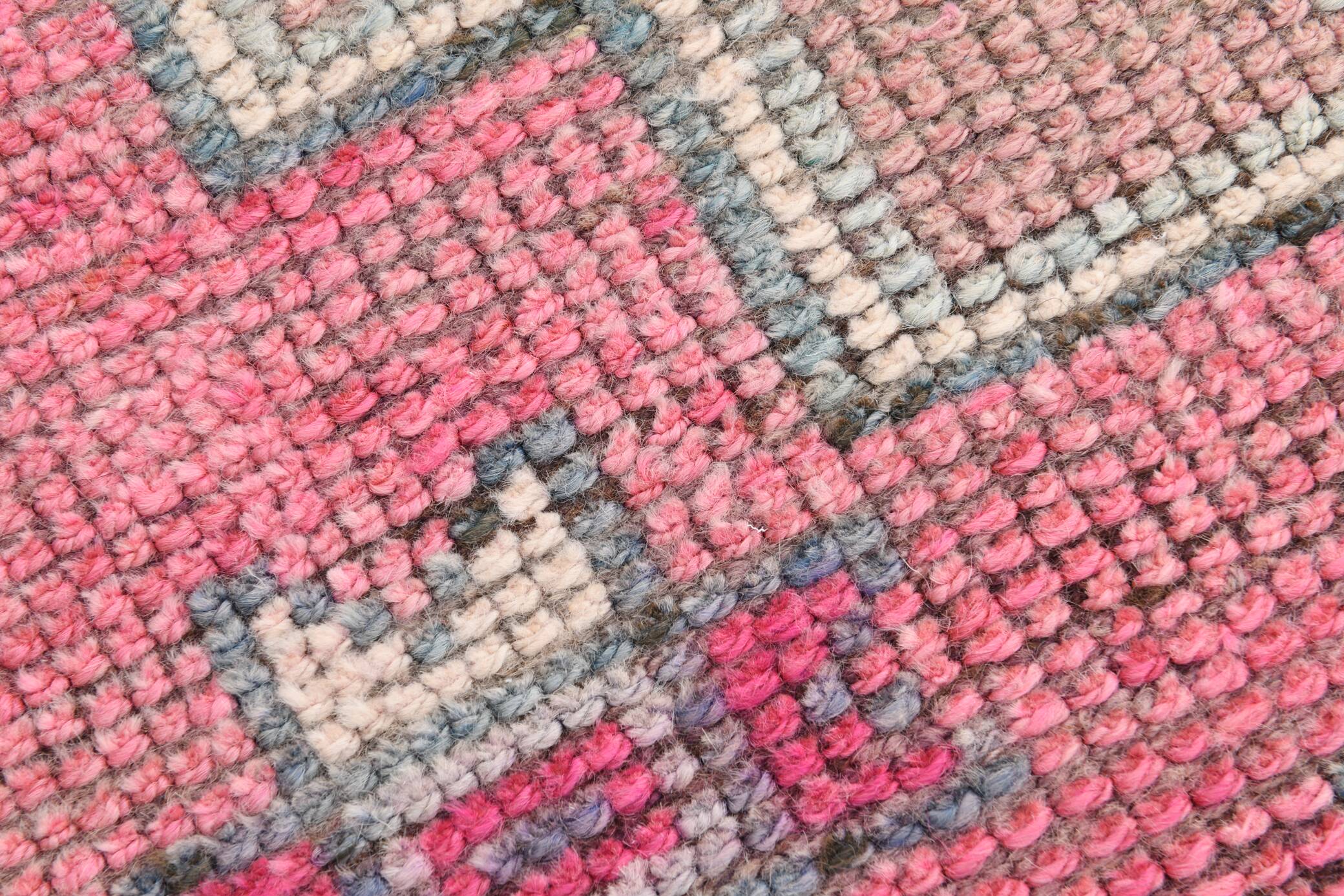 3x10 Pink Vintage Runner Rug, 99x324Cm
