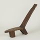 Vintage West African monoxyl wooden chair Lobi / Stargazer Circa 1950