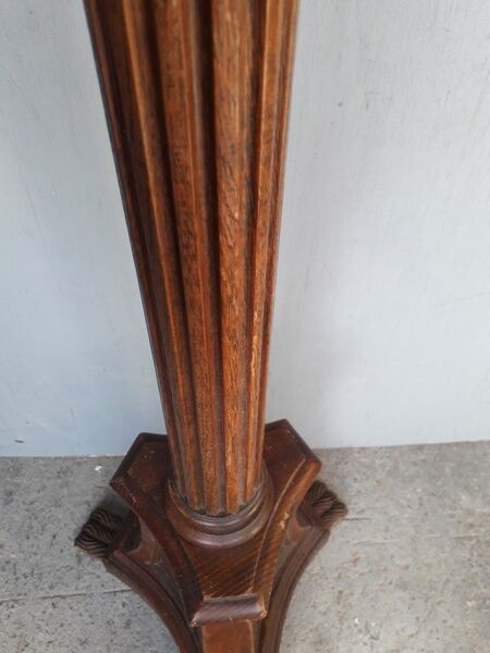Lampadaire bois sculpté mouluré st empire ep 1930/40