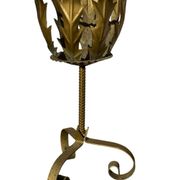 Wrought iron flower holder from the 50s