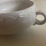 Set of 10 hollow Festons ear bowls by Pierre Motton for Gien 1970