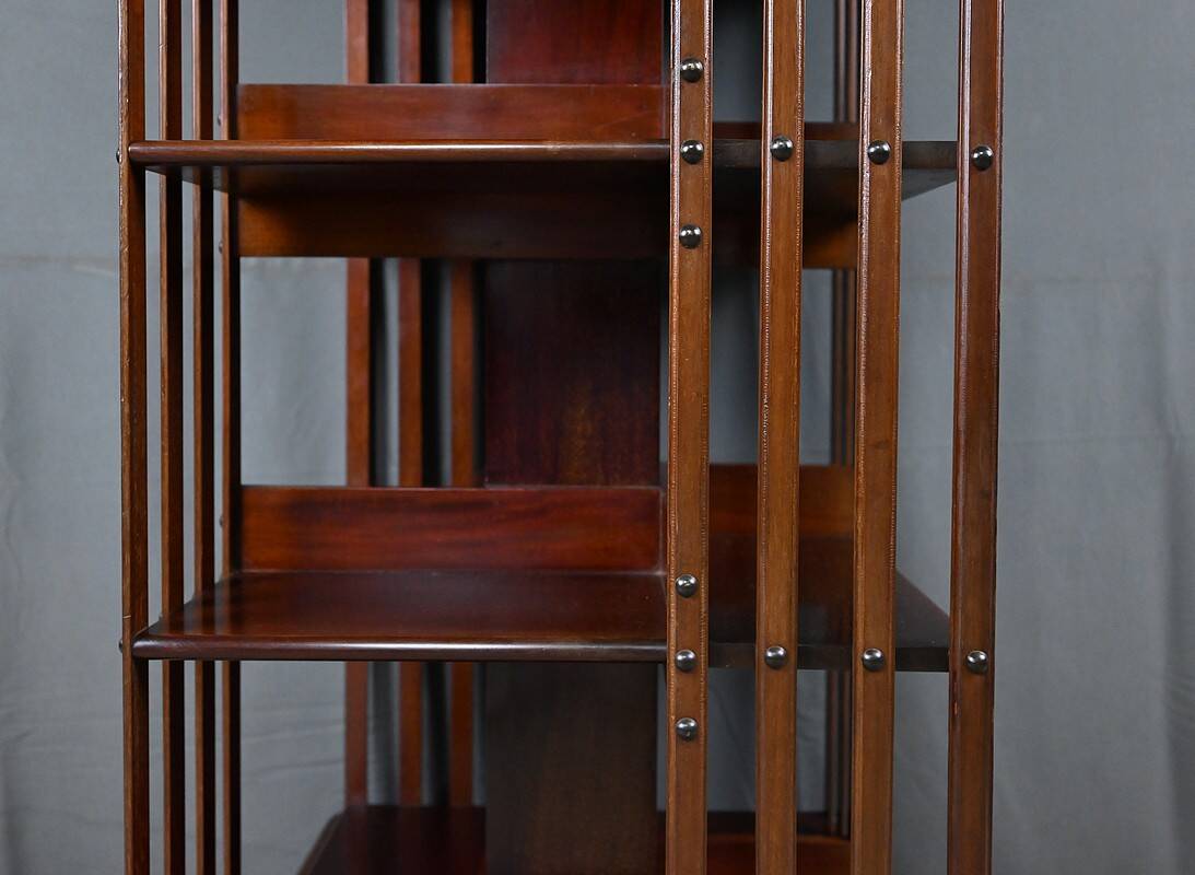 Rotating mahogany library, England – 1st part 20th century