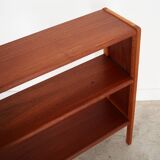 Bibliothèque en teck, design danois, années 1970, production : Danemark