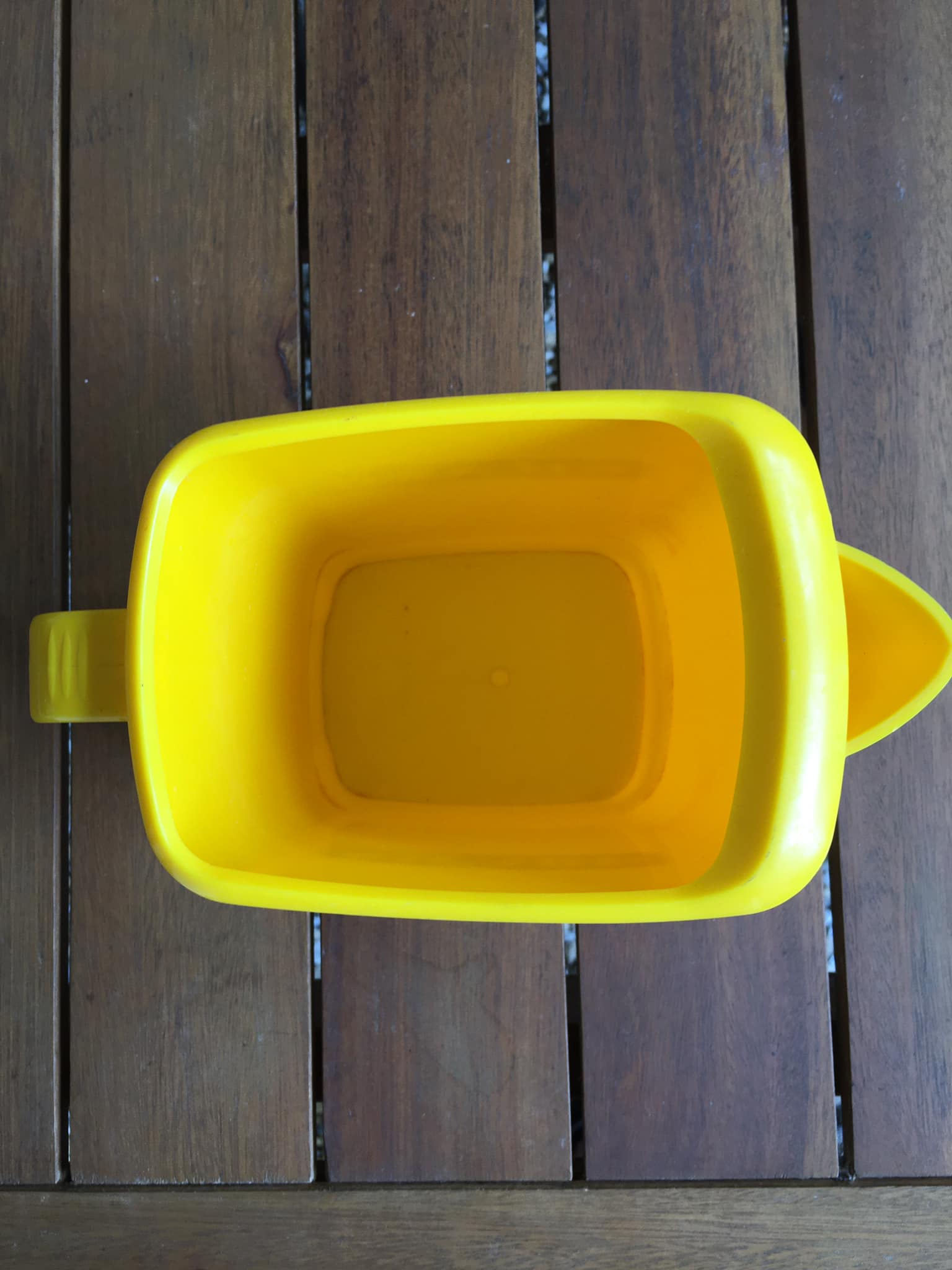 Yellow plastic pitcher from the famous Ricard brand