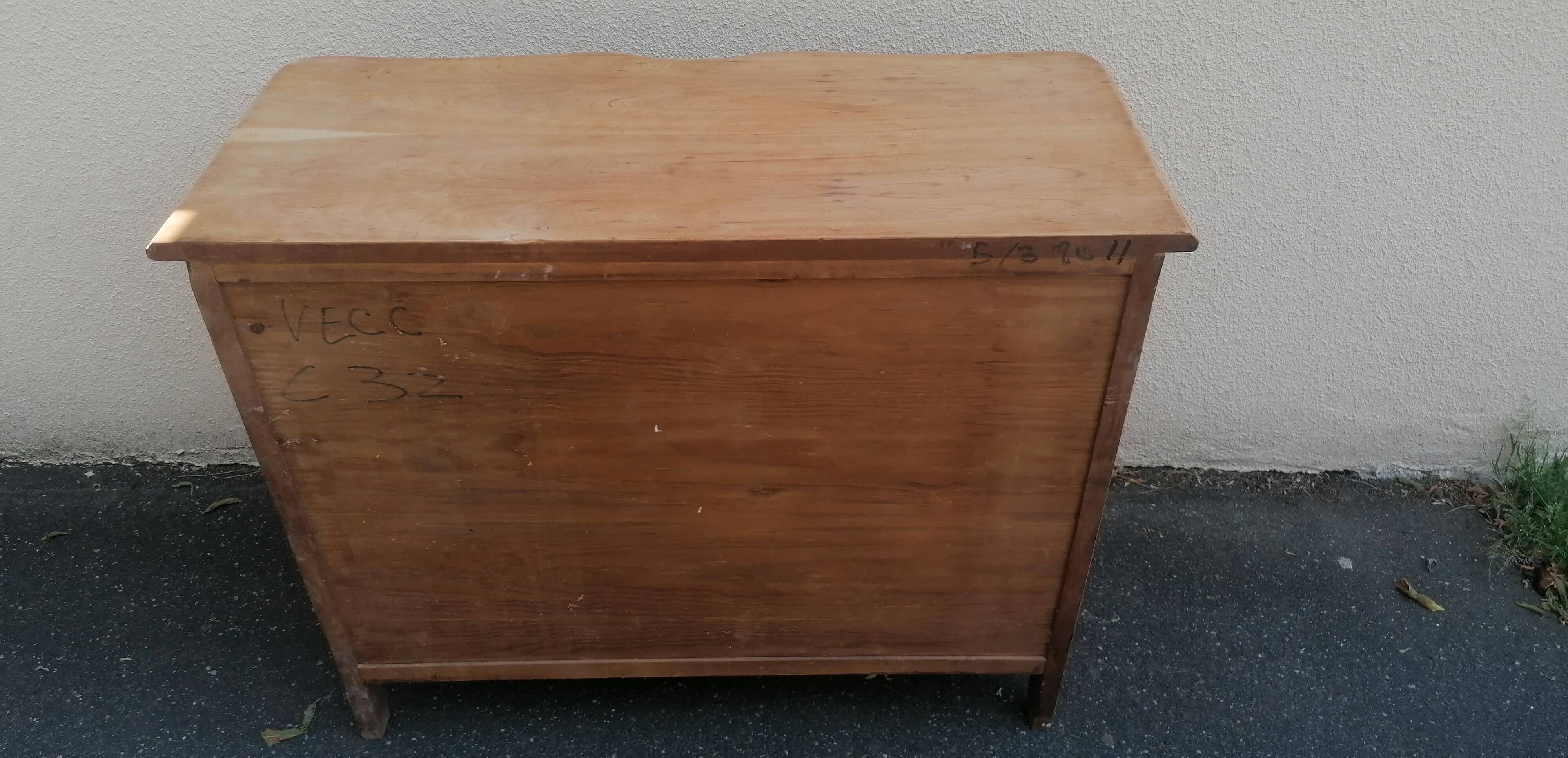 beautiful Louis XV style chest of drawers, stripped, sanded and left raw