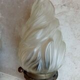 Antique pair of torchiere wall lights and lanterns