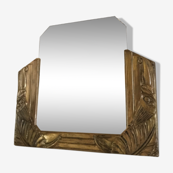 Miroir art déco des années 30 47x53cm