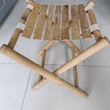 Bamboo folding stool