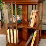 Swivel bookcase - English - 19th century style