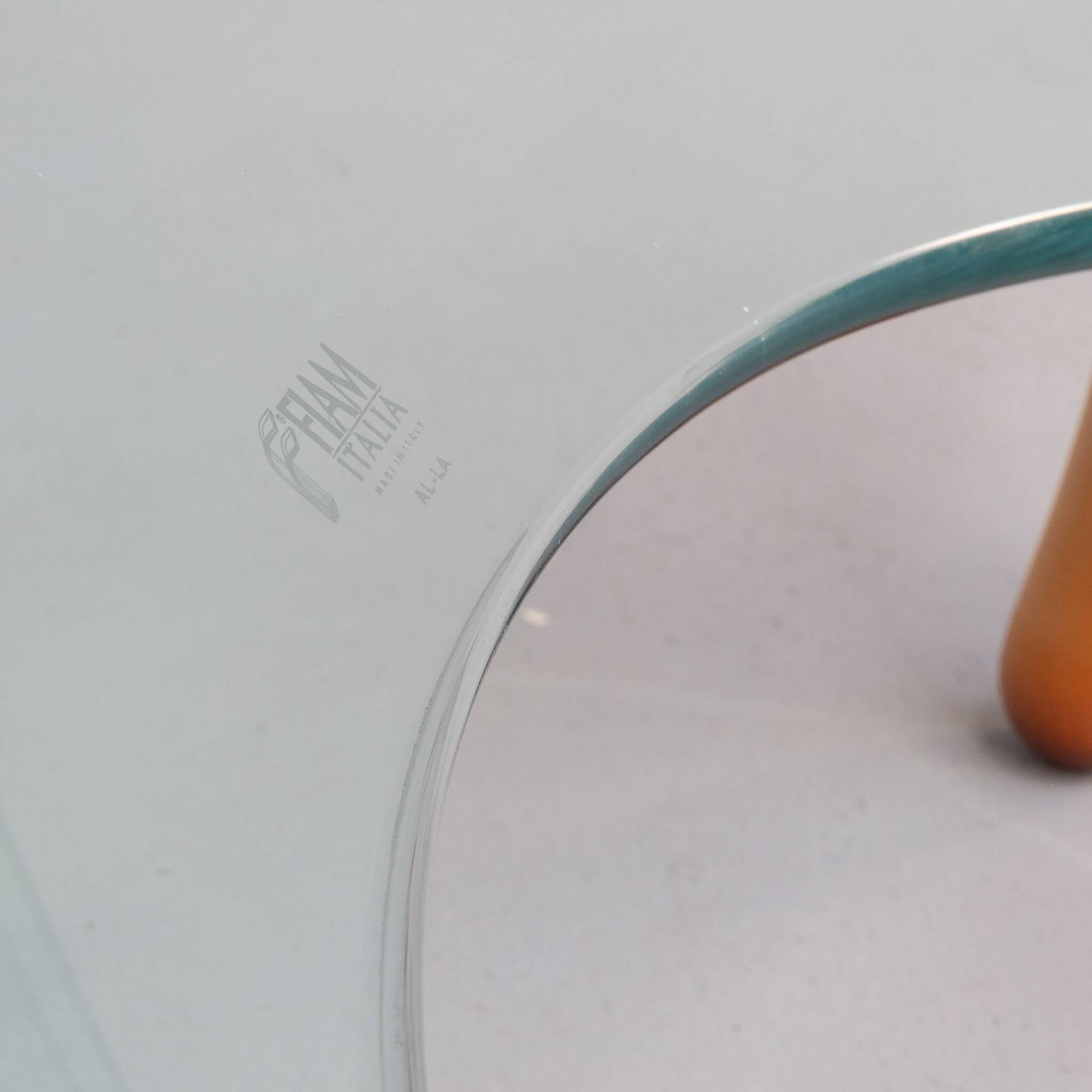 "Tango" Glass Coffee Table by Fabio Di Bartolomei for Fiam Italia