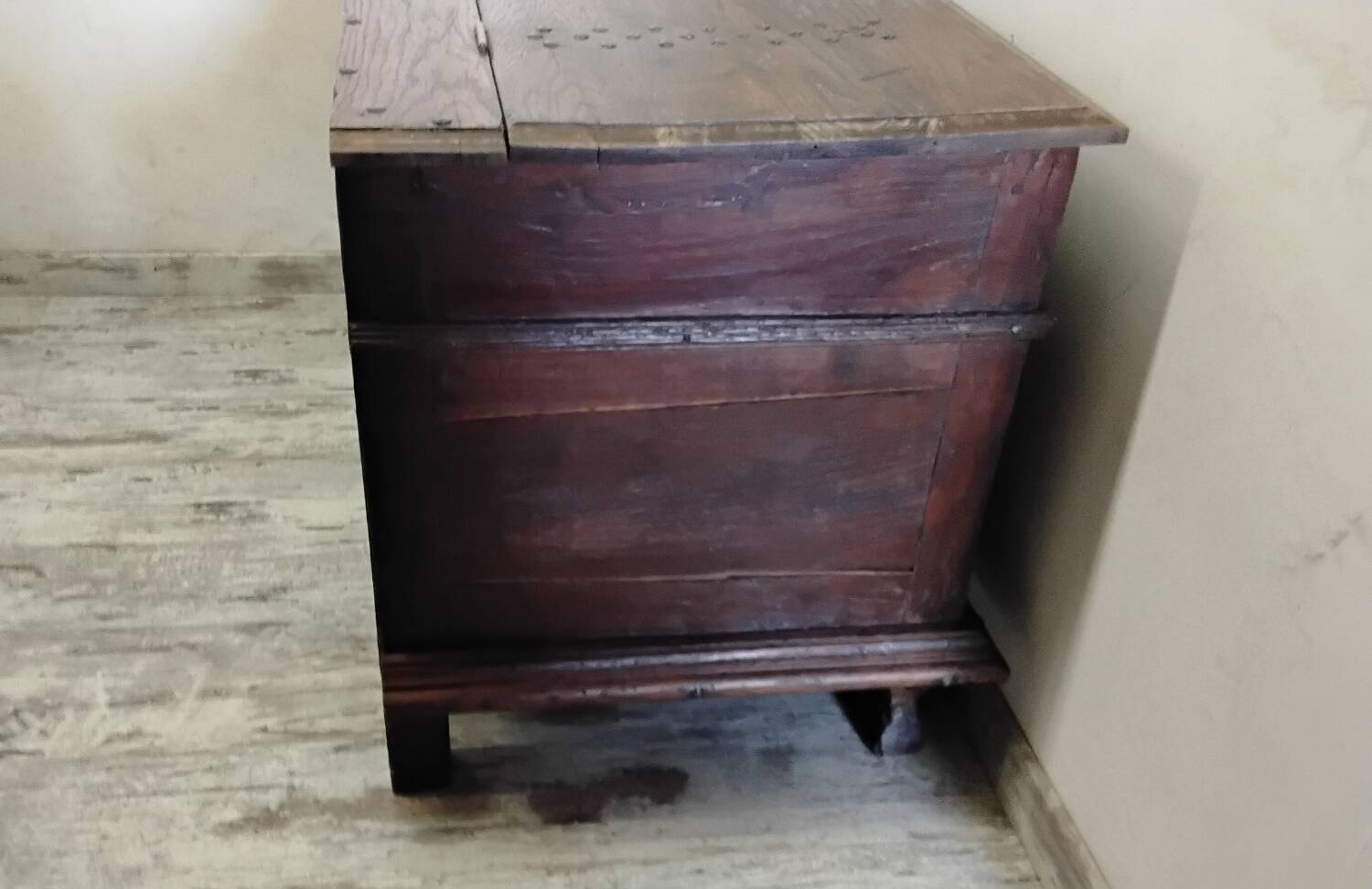 Antique wooden chest