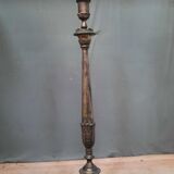 Metal sit pick mounted in lamppost