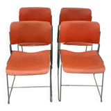 4 David Rowland chairs