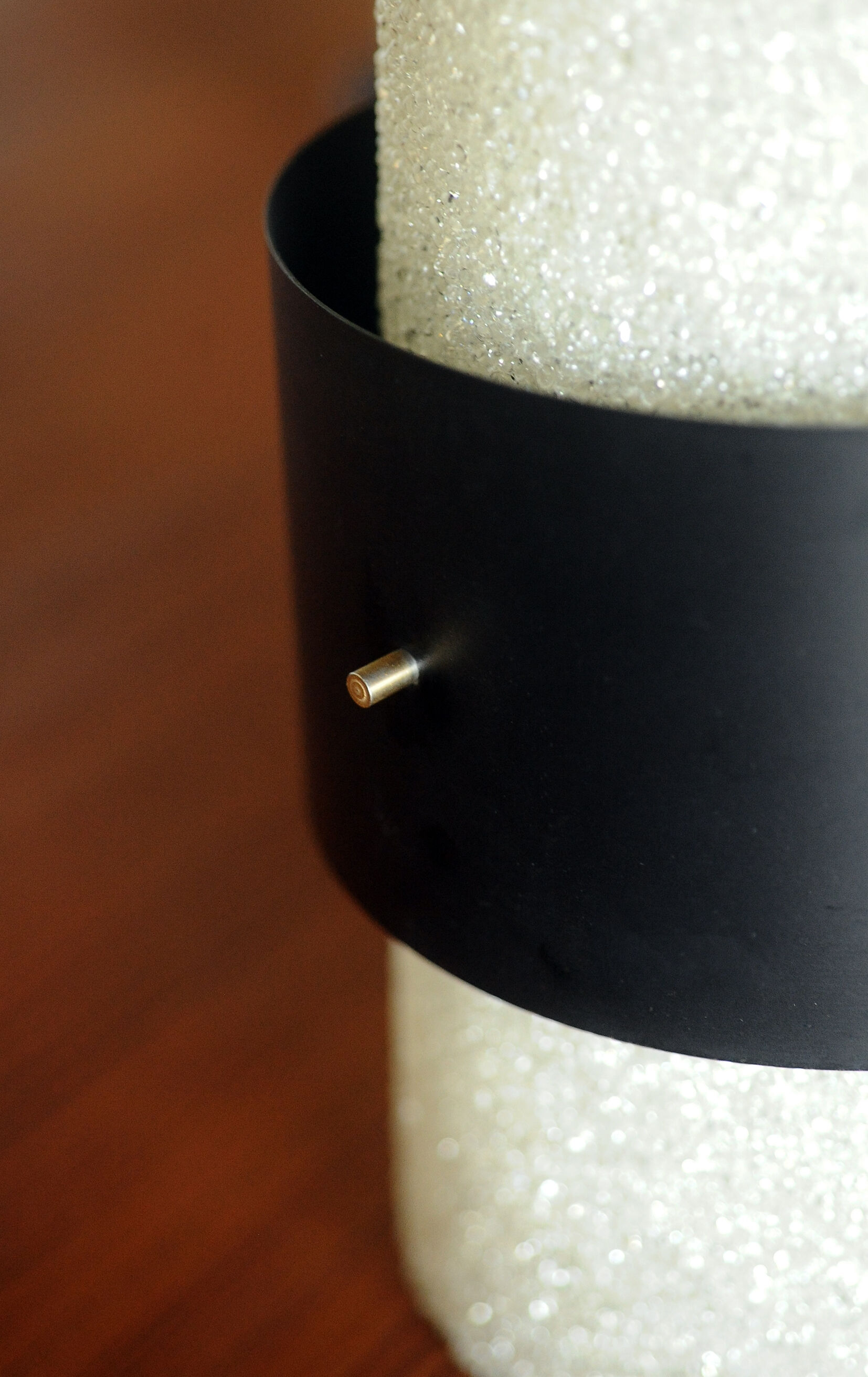 Suspension 70s plastic, metal, brass