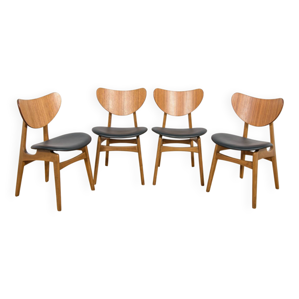 Chaises de salle à manger Librenza des années 50 de G-Plan, Royaume-Uni, ensemble de 4