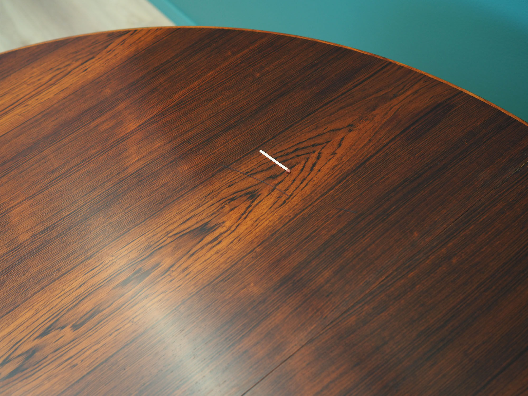 Table en palissandre, années 1970, design danois, designer: Johannes Andersen, production: Hans Bech