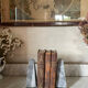 pair of obelisk bookends in marble Art Deco style