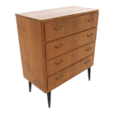 Commode scandinave en teck, Suède, 1950