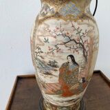 Japanese Satsuma lamp
