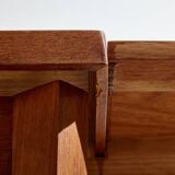 Restored teak dining table by henry kjærnulf for vejle mk9395
