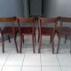 Suite of 4 Baumann bistro chairs from 1968