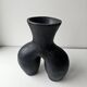 Magnificent Coco Fesse vase in ceramic terracotta Design - 23cm