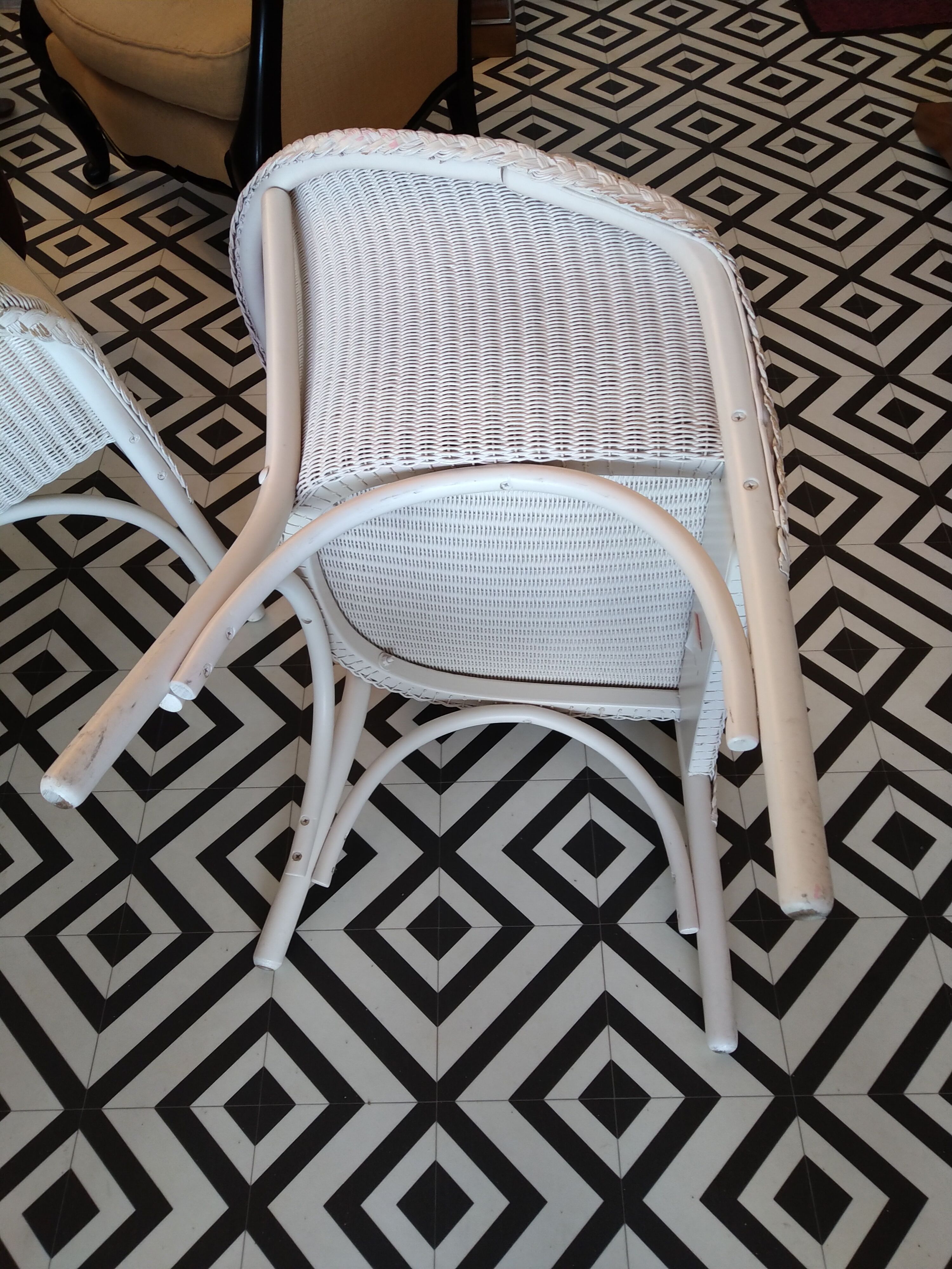 Set de 8 fauteuils Lloyd Loom