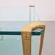 Regency Model T24 Coffee Table in Brass and Glass by Peter Ghyczy, 1970s