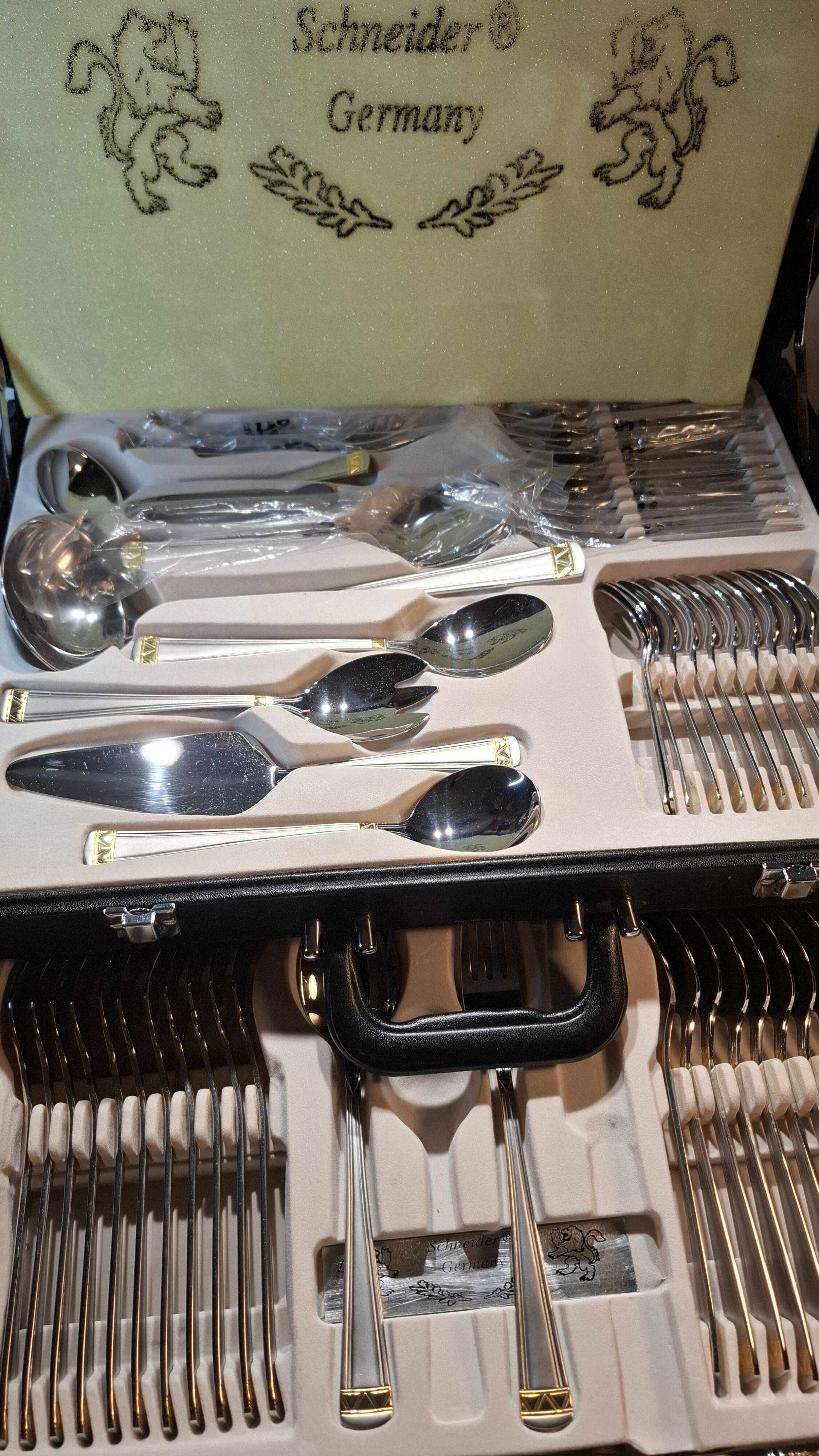 New complete Schneider cutlery set