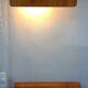 Pair of teak bedside sconces, model V321 from Nator