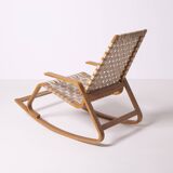 Bentwood rocking chair by Ludvik Volak, Holesov, Czechoslovakia, 1960s