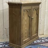 English buffet XIXth in pitch pine