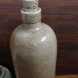 Enamelled stoneware bottle