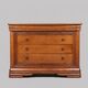 Cherry wood chest of drawers