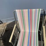 Pair of foldable camping chairs