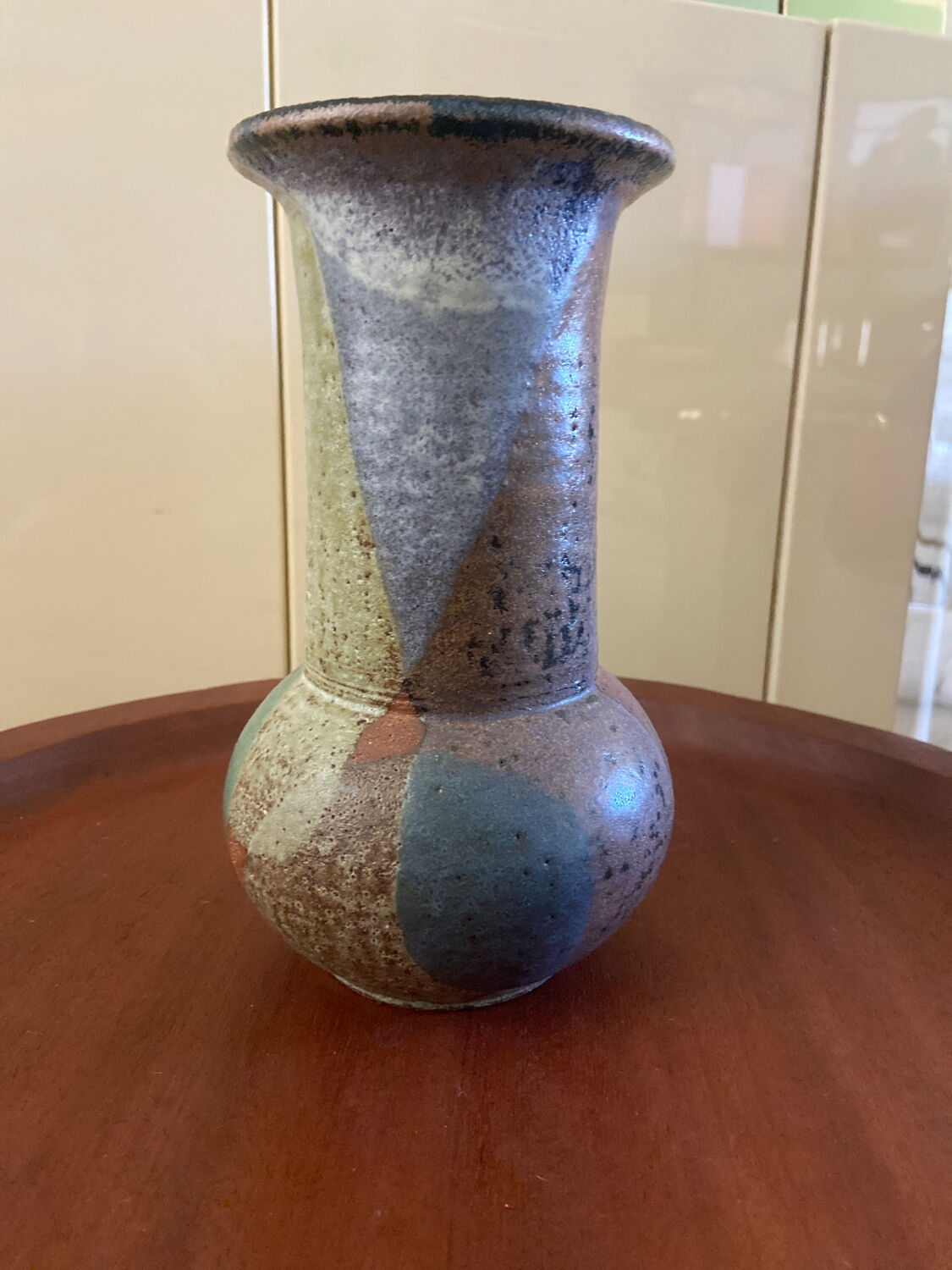 Vase en grès émaillé vintage