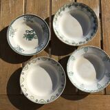 Lot of hollow plates earth of iron