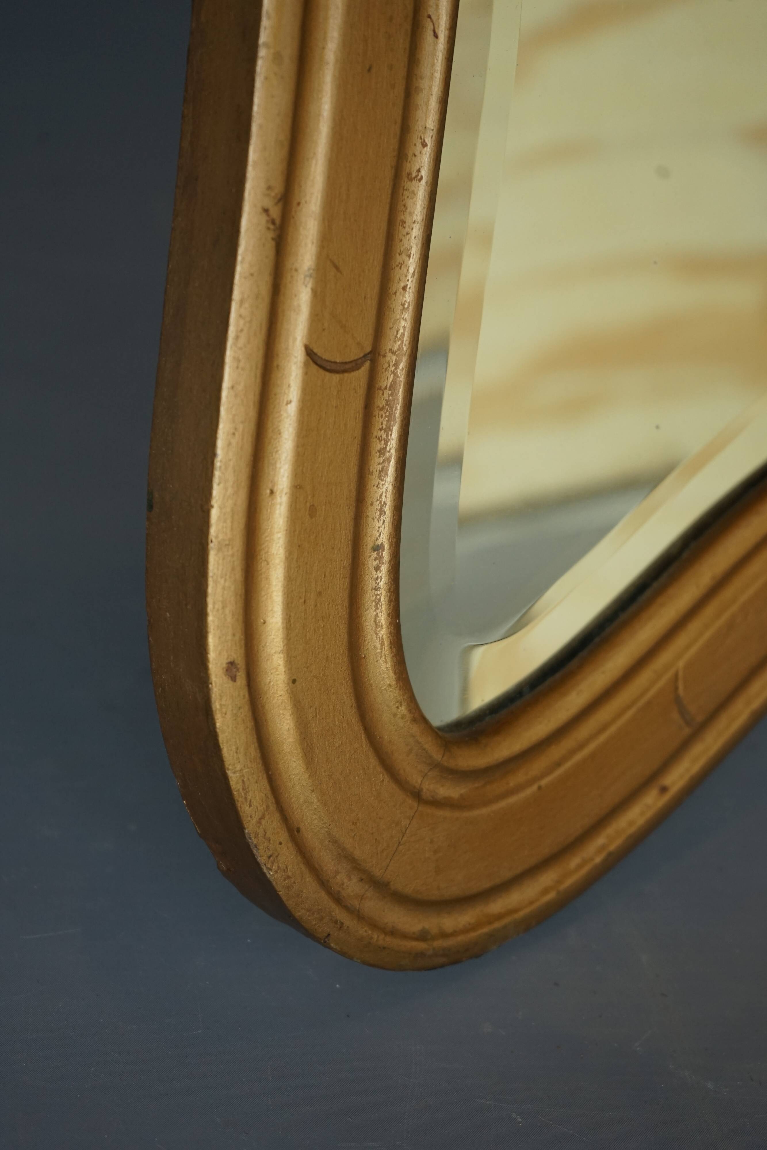 Art Deco Biomorphic Organic Mirror, 1920s