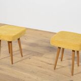 Mid-Century Teak Stool, Poland, 1970s