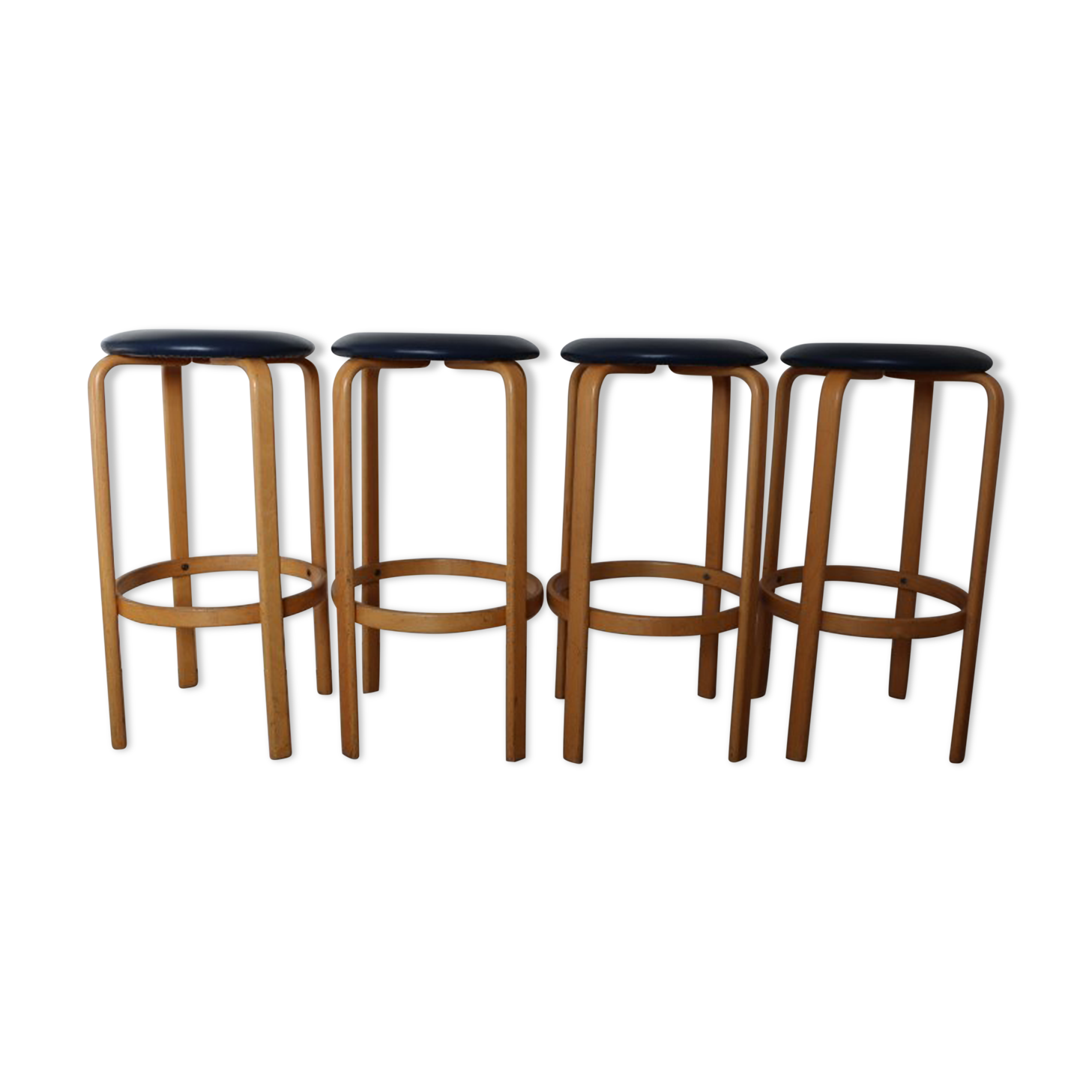 4 Danish stools Georg Petersens Mobelfabrik 840mm