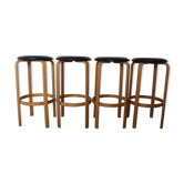 4 Danish stools Georg Petersens Mobelfabrik 840mm