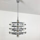 Modernist Chrome Sputnik Hanging Light, Cosack Lights 1970s, Germany