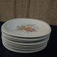 8 fish plates in Sologne porcelain 23 X 23 cm
