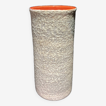 Vase en céramique bicolore